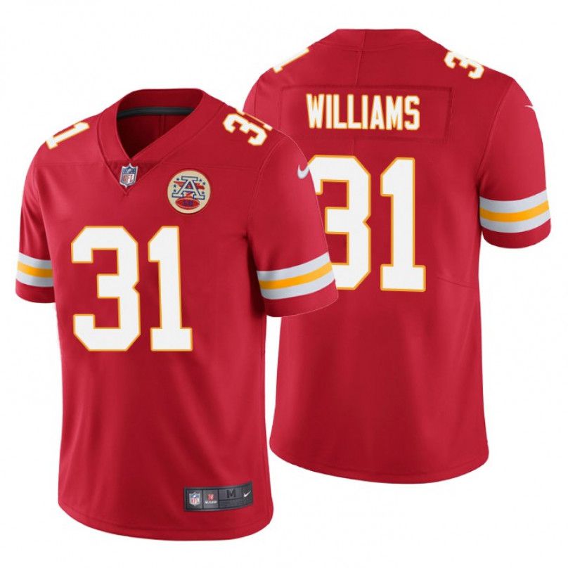 Men Kansas City Chiefs #31 Darrel Williams Nike Red Limited NFL Jersey->kansas city chiefs->NFL Jersey